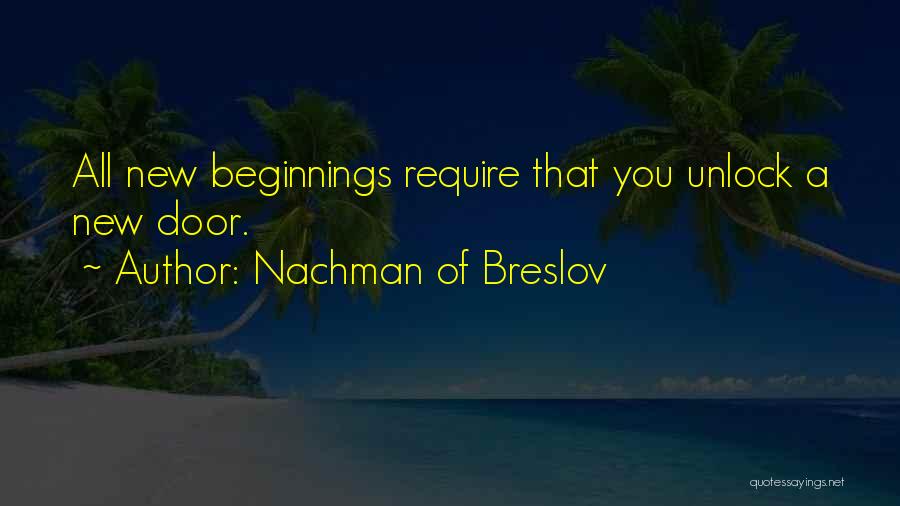 Unlock Door Quotes By Nachman Of Breslov