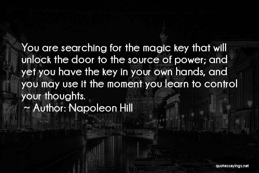 Unlock Door Quotes By Napoleon Hill