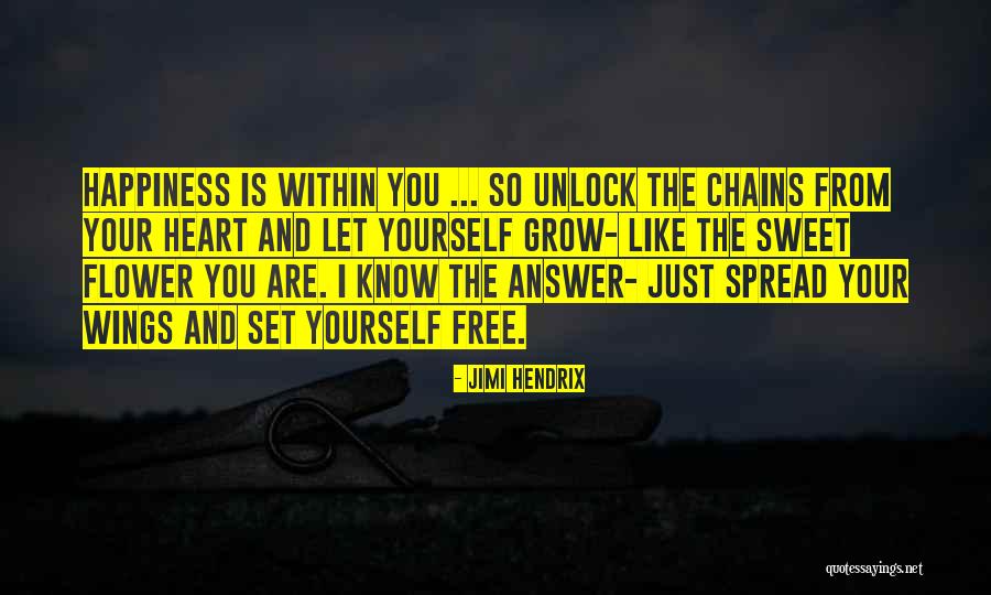 Unlock My Heart Quotes By Jimi Hendrix