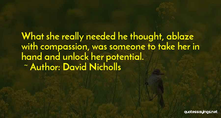 Unlock Yourself Quotes By David Nicholls