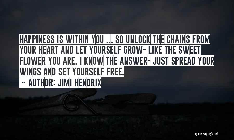 Unlock Yourself Quotes By Jimi Hendrix