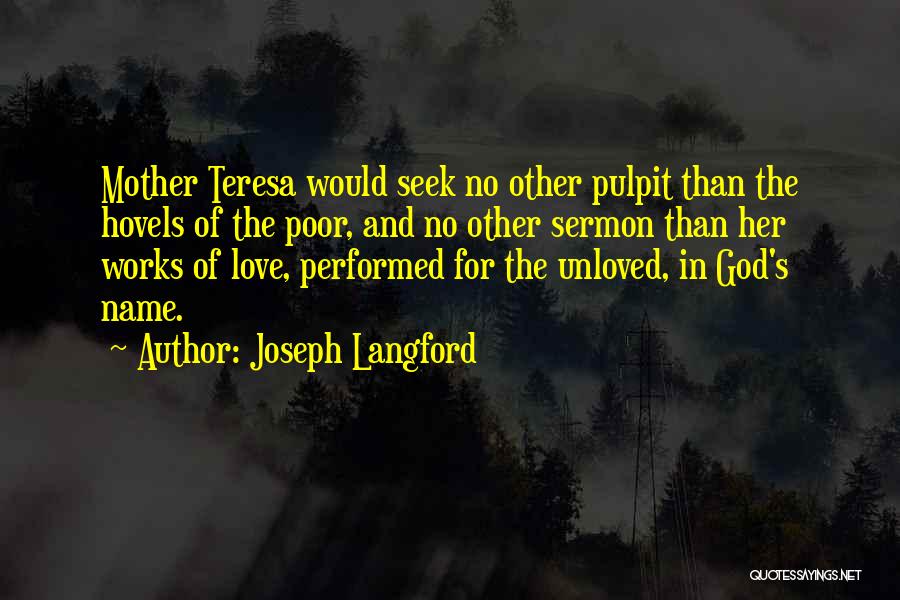 Unloved Mother Quotes By Joseph Langford