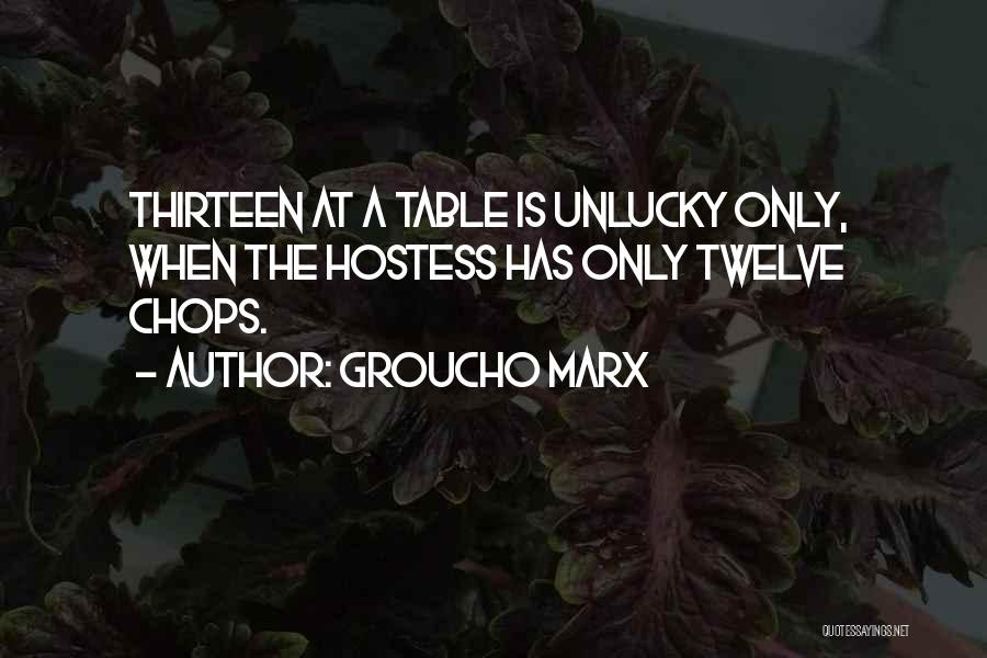 Unlucky Quotes By Groucho Marx