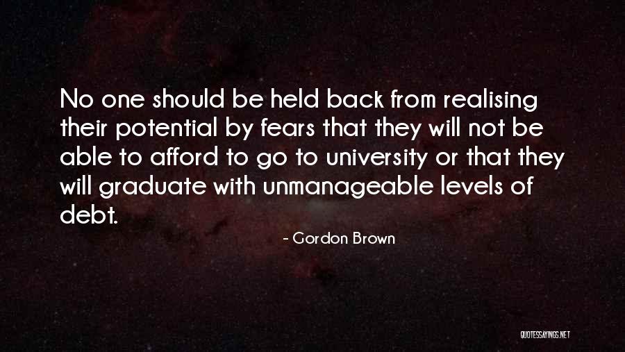 Unmanageable Quotes By Gordon Brown