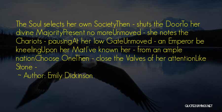 Unmoved Quotes By Emily Dickinson