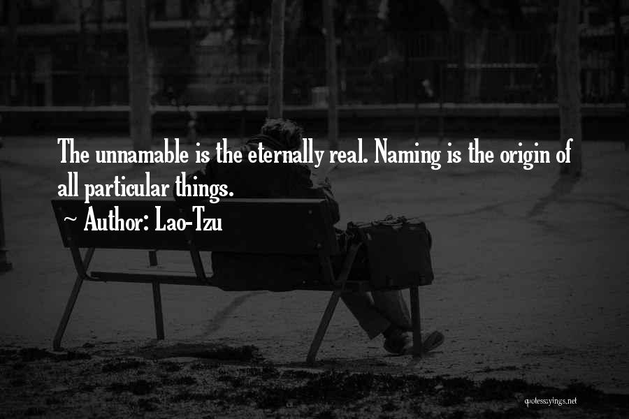 Unnamable Quotes By Lao-Tzu