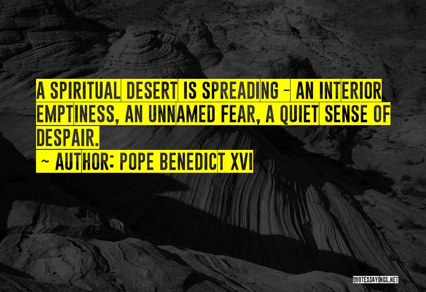Unnamed Quotes By Pope Benedict XVI