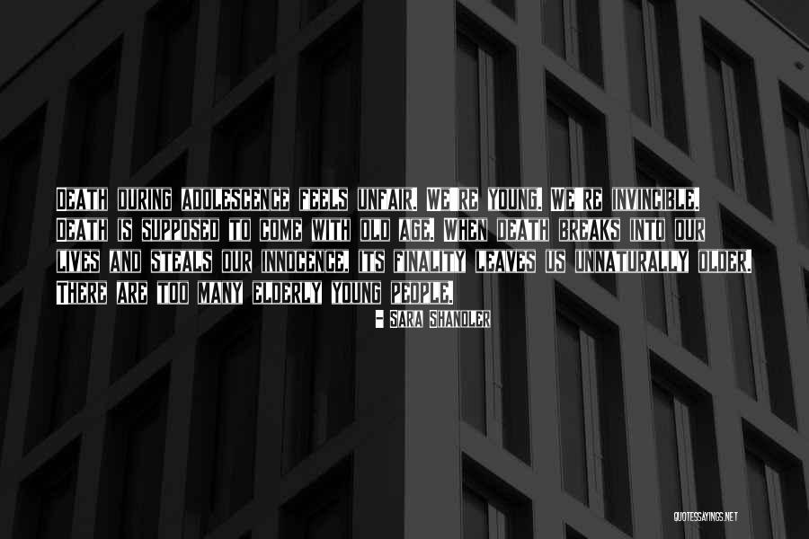 Unnaturally Quotes By Sara Shandler Unnaturally Quotes By Sara Shandler