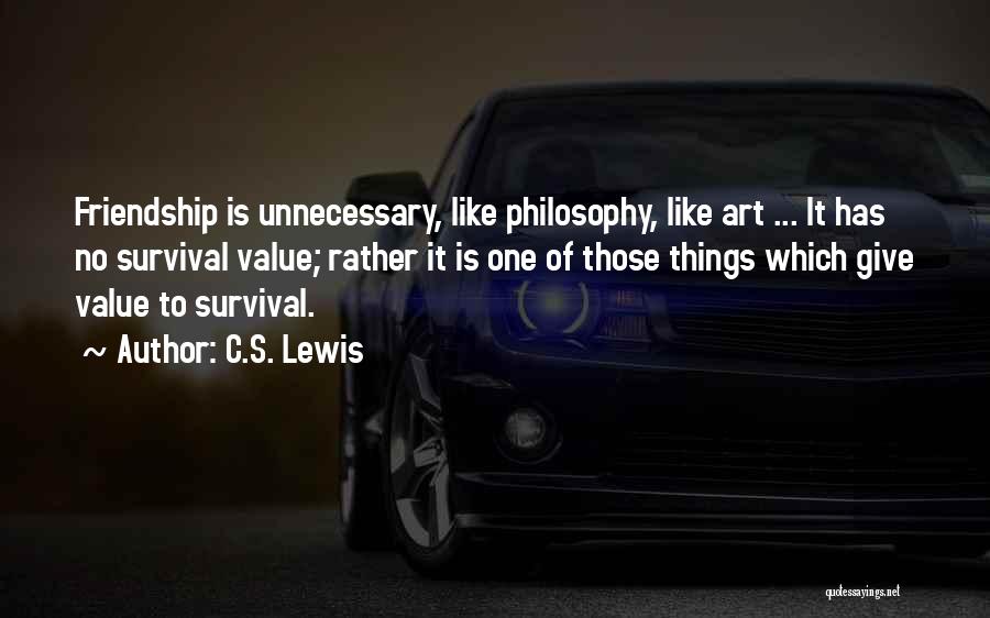 Unnecessary Quotes By C.S. Lewis