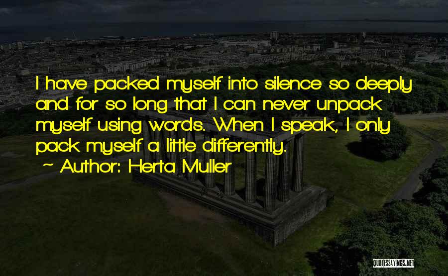 Unpack Quotes By Herta Muller