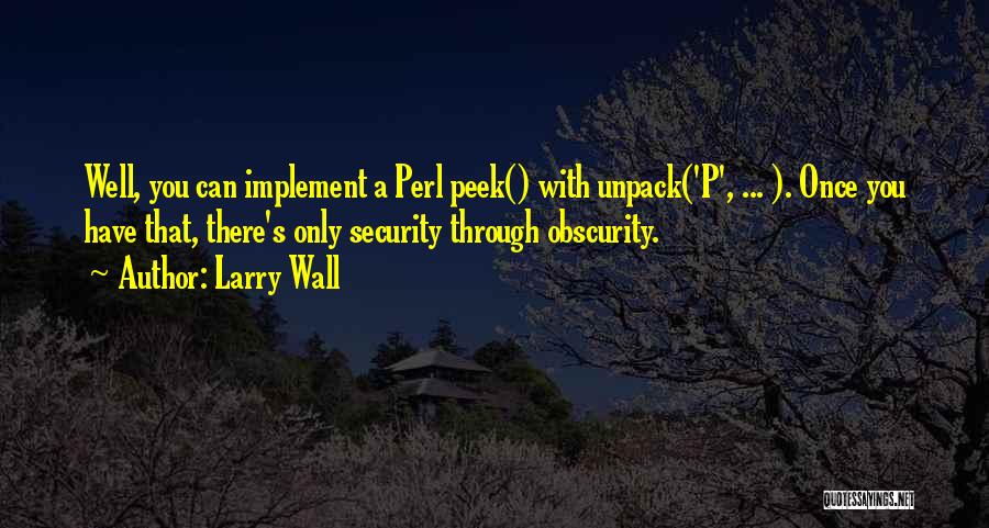 Unpack Quotes By Larry Wall