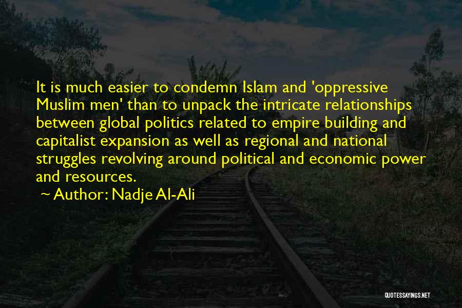 Unpack Quotes By Nadje Al-Ali