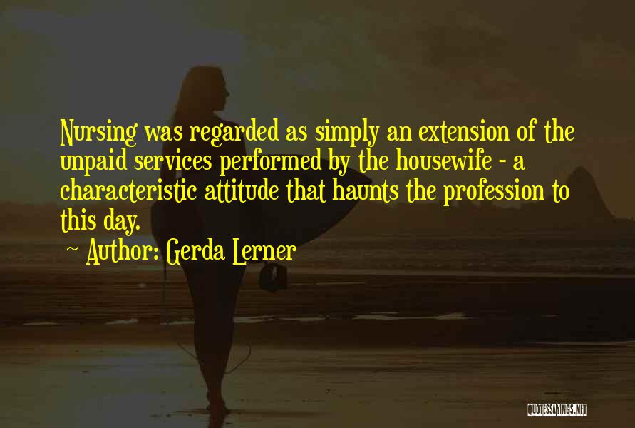 Unpaid Quotes By Gerda Lerner