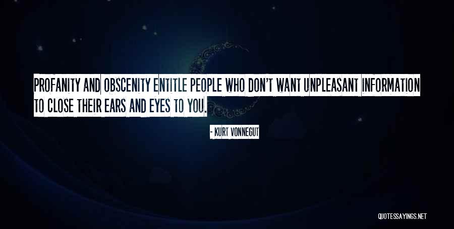 Unpleasant People Quotes By Kurt Vonnegut Unpleasant People Quotes By Kurt Vonnegut