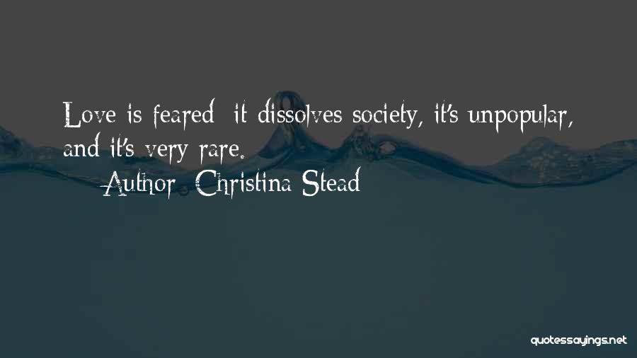 Unpopular Quotes By Christina Stead