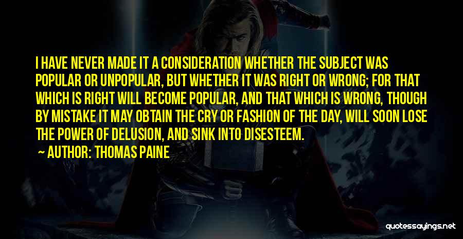 Unpopular Quotes By Thomas Paine