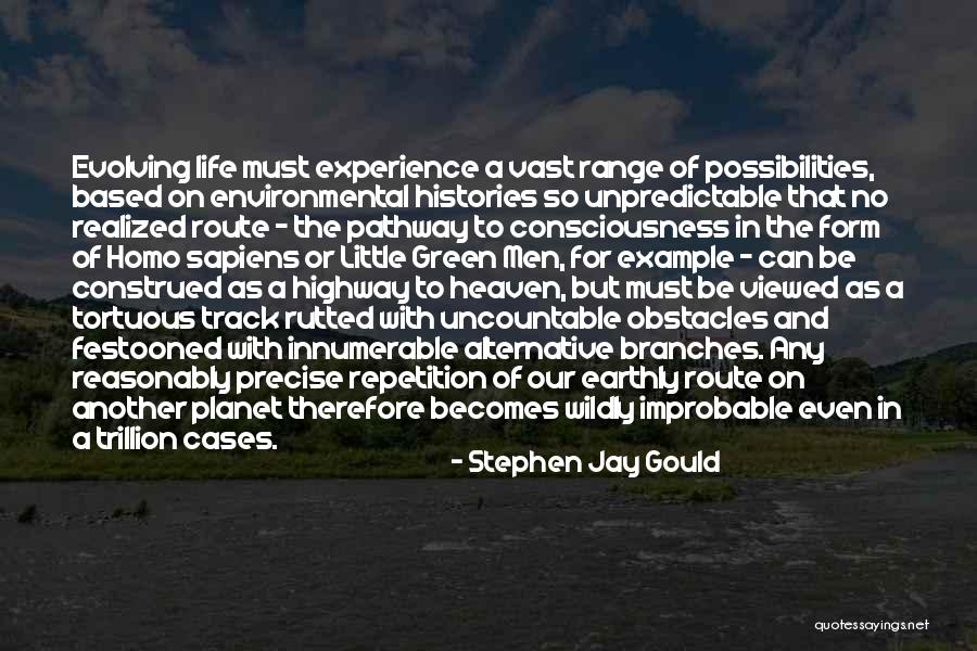 Unpredictable Life Quotes By Stephen Jay Gould