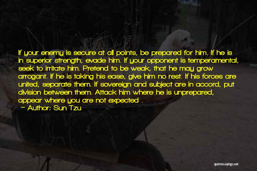 Unprepared Quotes By Sun Tzu