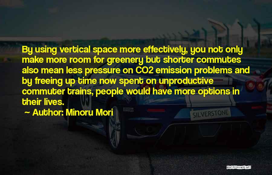 Unproductive Time Quotes By Minoru Mori