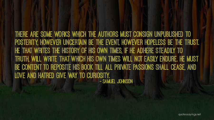 Unpublished Love Quotes By Samuel Johnson