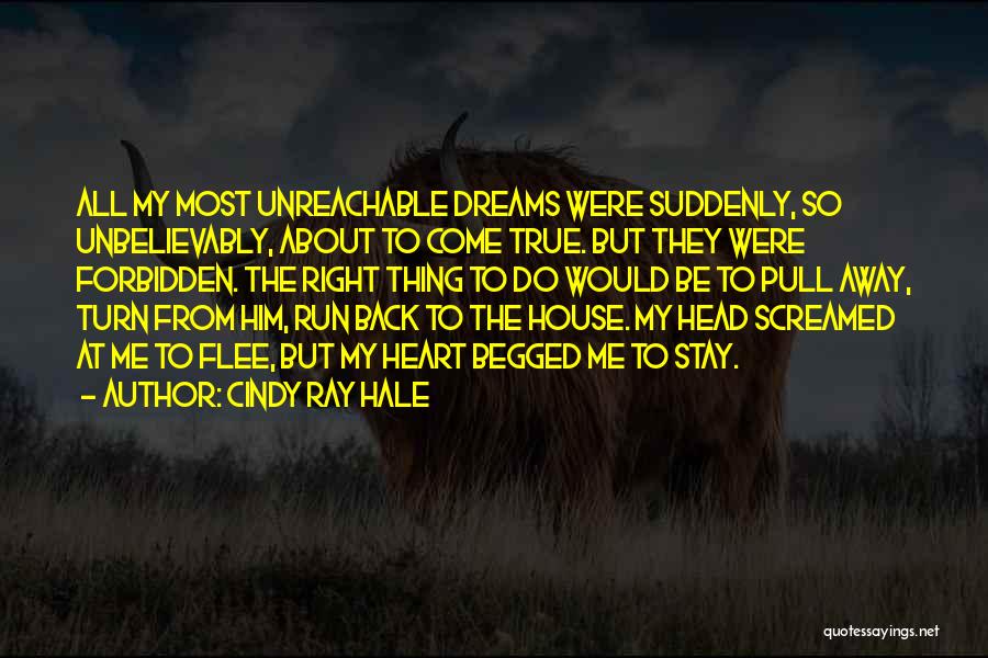 Unreachable Quotes By Cindy Ray Hale