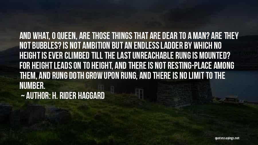 Unreachable Quotes By H. Rider Haggard