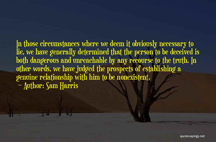 Unreachable Quotes By Sam Harris