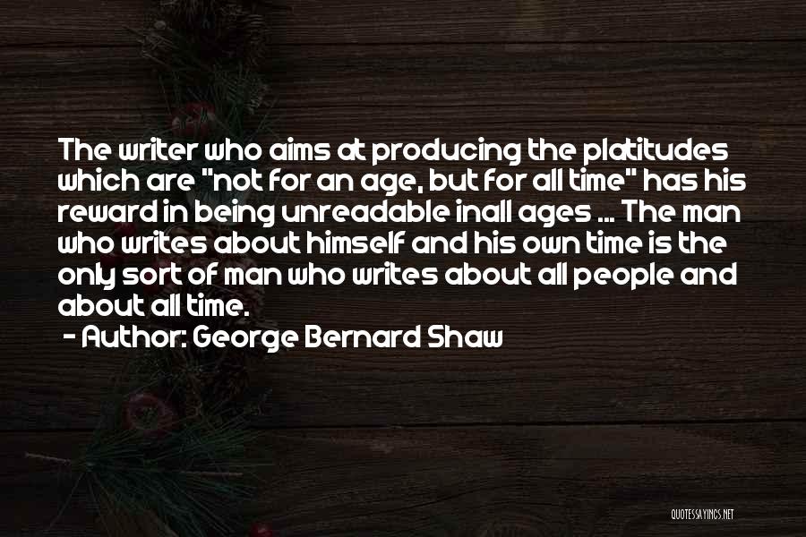 Unreadable Quotes By George Bernard Shaw