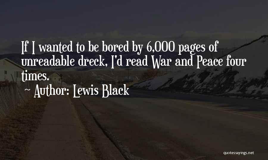 Unreadable Quotes By Lewis Black