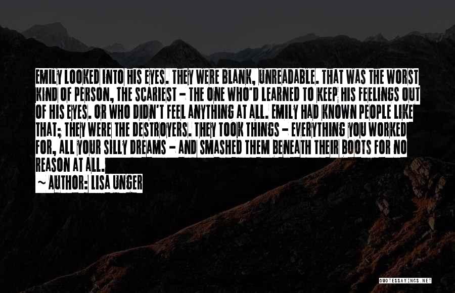 Unreadable Quotes By Lisa Unger