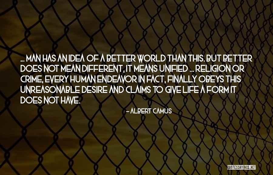 Unreasonable Man Quotes By Albert Camus