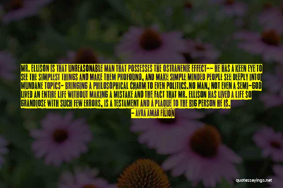 Unreasonable Man Quotes By Avra Amar Filion Unreasonable Man Quotes By Avra Amar Filion