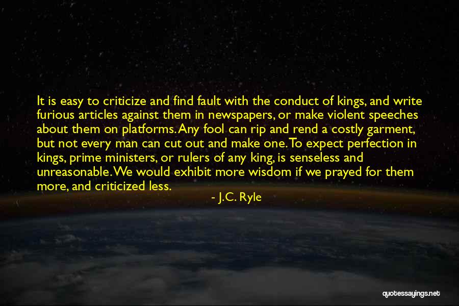Unreasonable Man Quotes By J.C. Ryle Unreasonable Man Quotes By J.C. Ryle