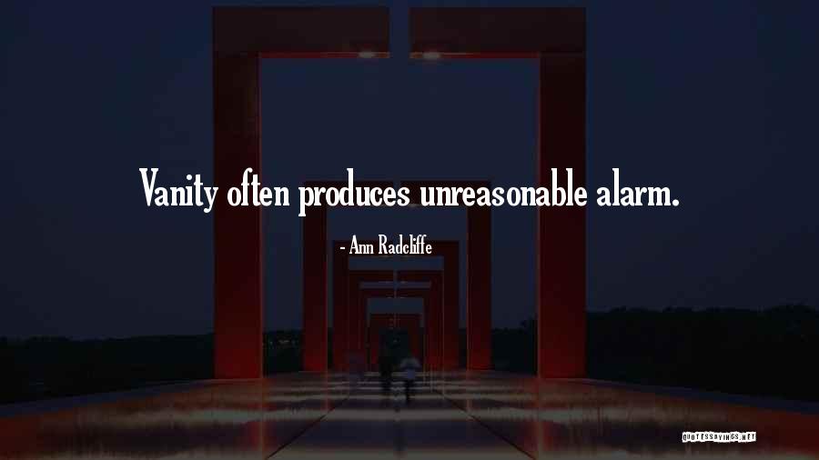 Unreasonable Quotes By Ann Radcliffe