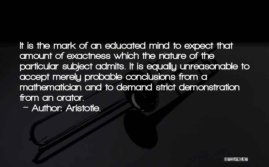 Unreasonable Quotes By Aristotle.