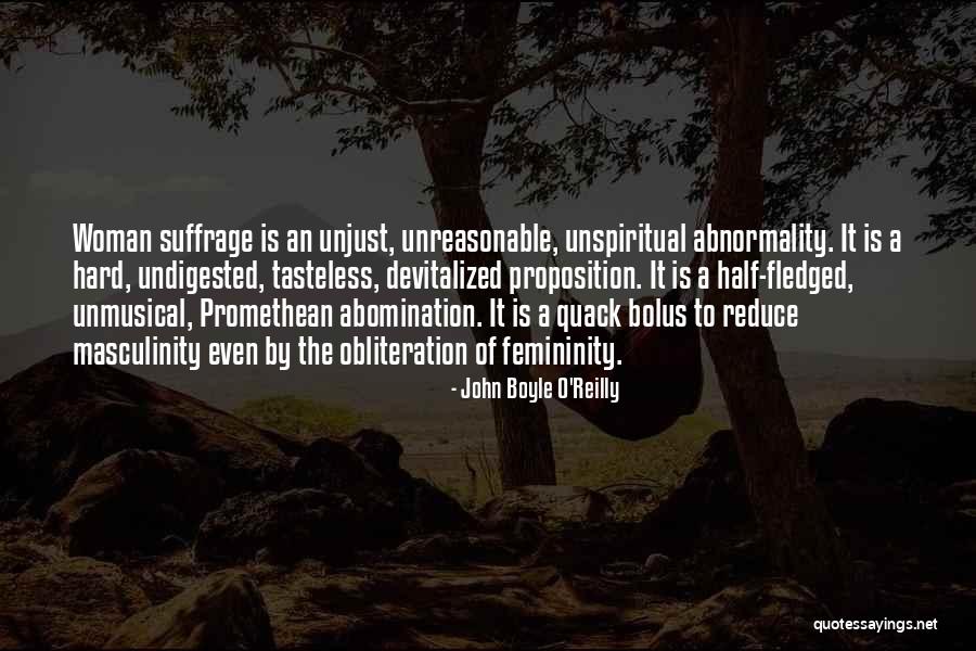 Unreasonable Quotes By John Boyle O'Reilly