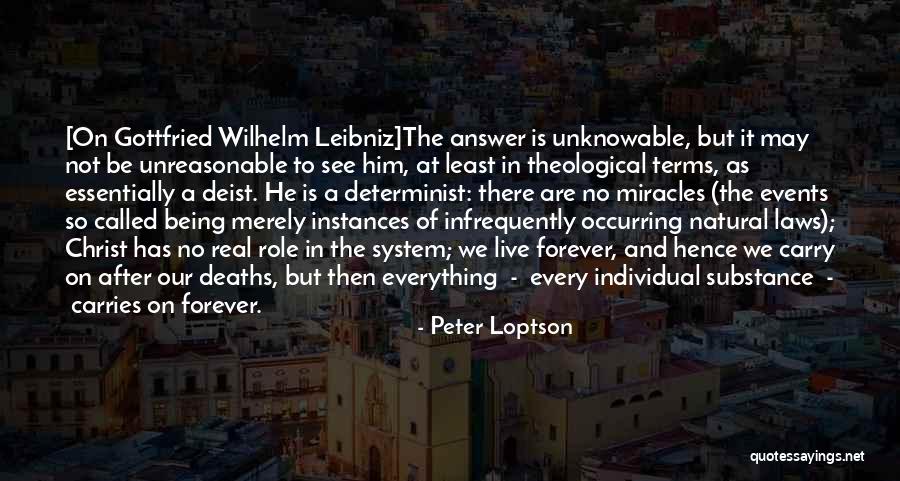 Unreasonable Quotes By Peter Loptson