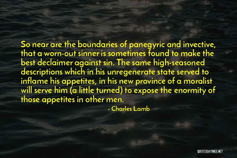 Unregenerate State Quotes By Charles Lamb Unregenerate State Quotes By Charles Lamb