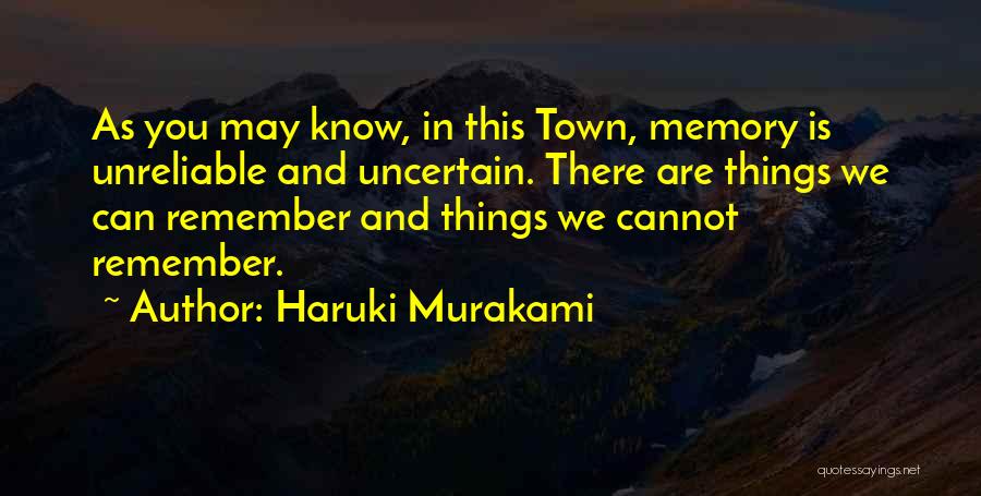 Unreliable Quotes By Haruki Murakami