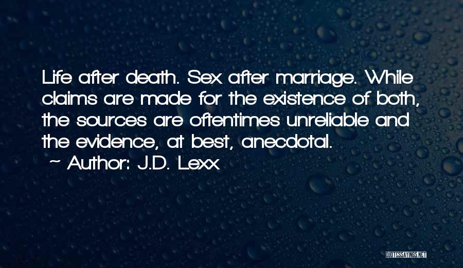 Unreliable Quotes By J.D. Lexx