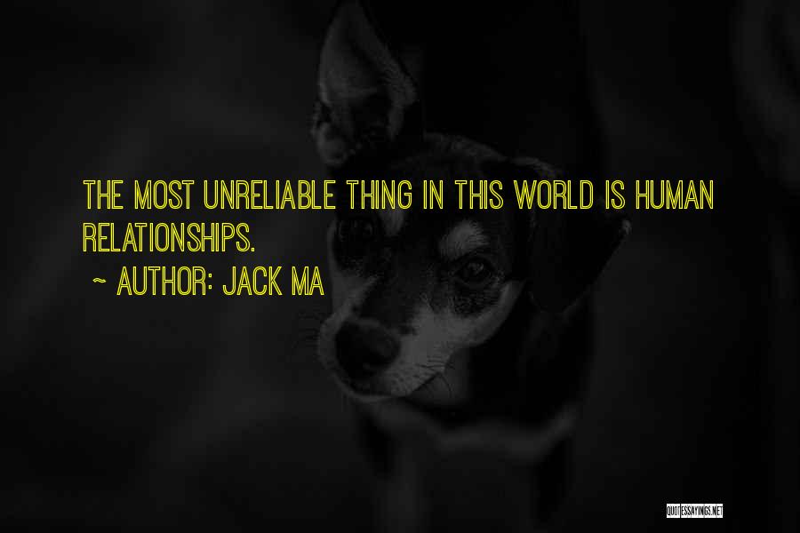 Unreliable Quotes By Jack Ma