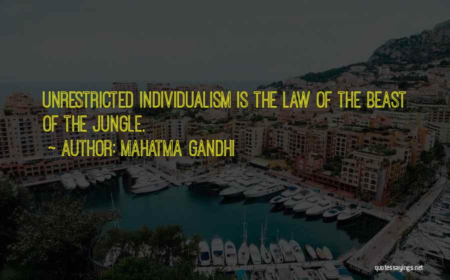 Unrestricted Quotes By Mahatma Gandhi