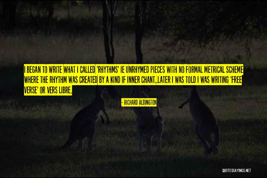 Unrhymed Quotes By Richard Aldington Unrhymed Quotes By Richard Aldington