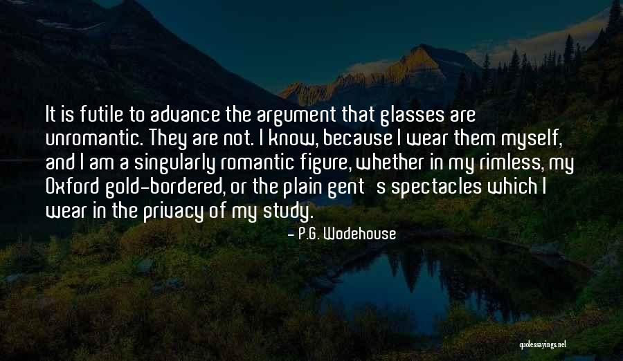 Unromantic Romantic Quotes By P.G. Wodehouse