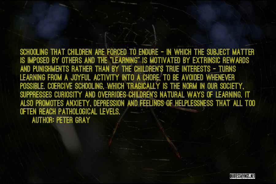 Unschooling Quotes By Peter Gray