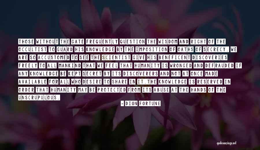 Unscrupulous Quotes By Dion Fortune Unscrupulous Quotes By Dion Fortune