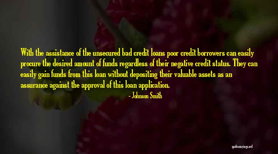 Unsecured Quotes By Johnson Smith Unsecured Quotes By Johnson Smith