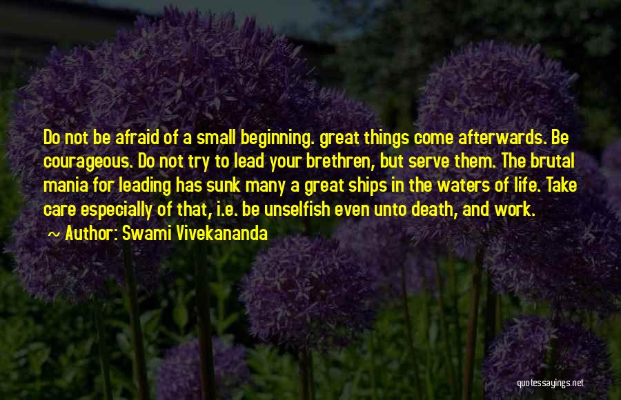 Unselfish Quotes By Swami Vivekananda