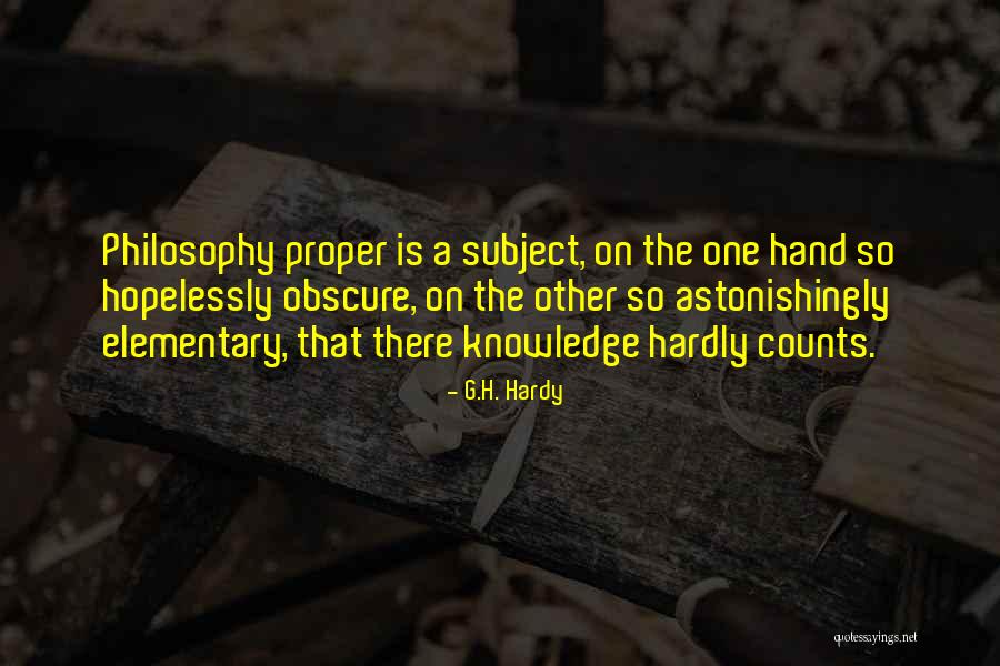 Unsettles Quotes By G.H. Hardy Unsettles Quotes By G.H. Hardy