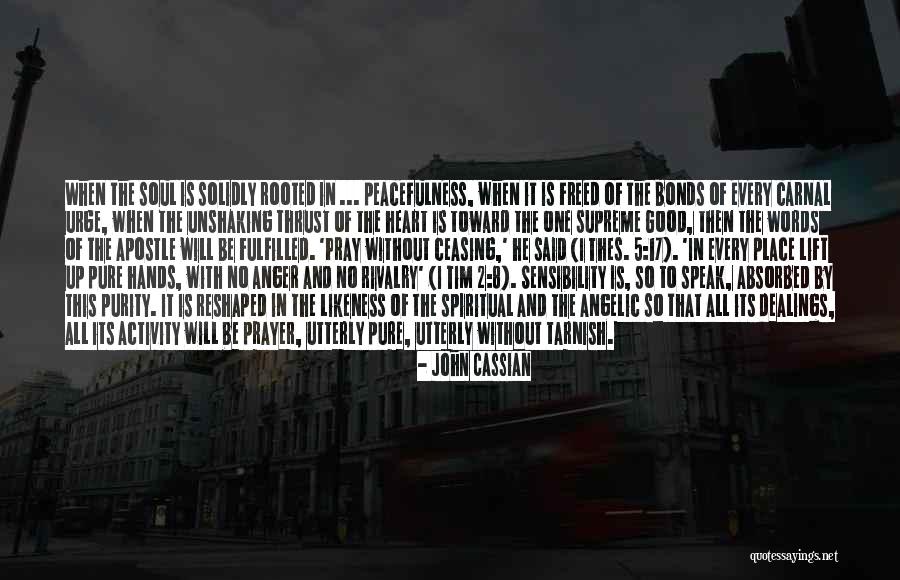 Unshaking Quotes By John Cassian Unshaking Quotes By John Cassian
